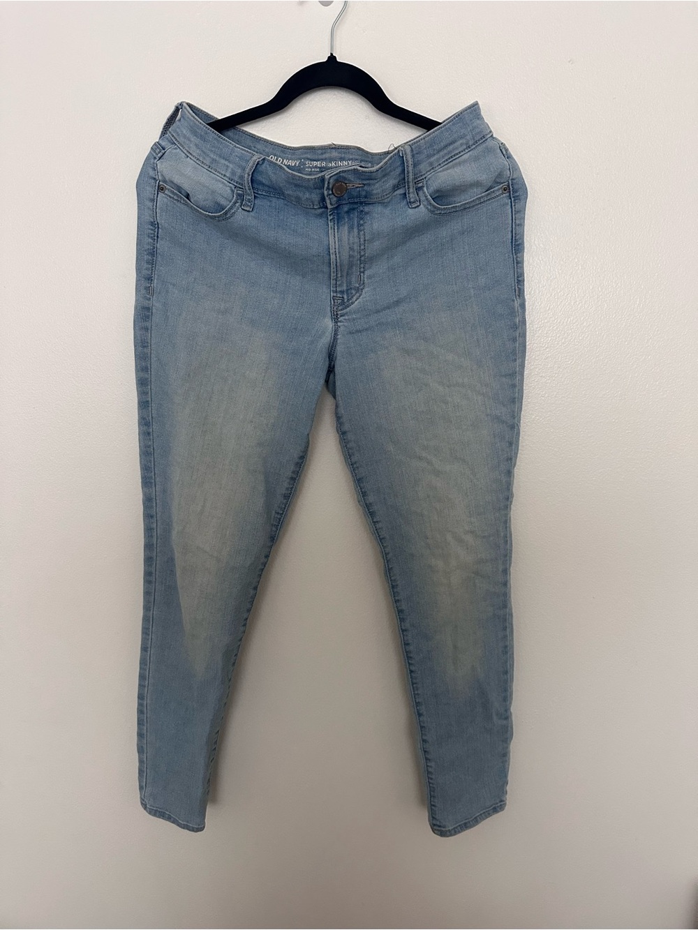 Old Navy Light Blue Mid-Rise Skinny Jeans - Women's